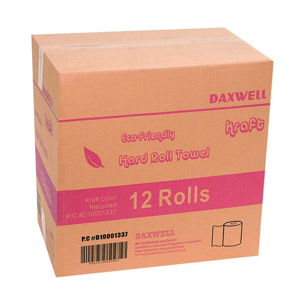 Hand Towel Rolls, Kraft - D10001337 packaging