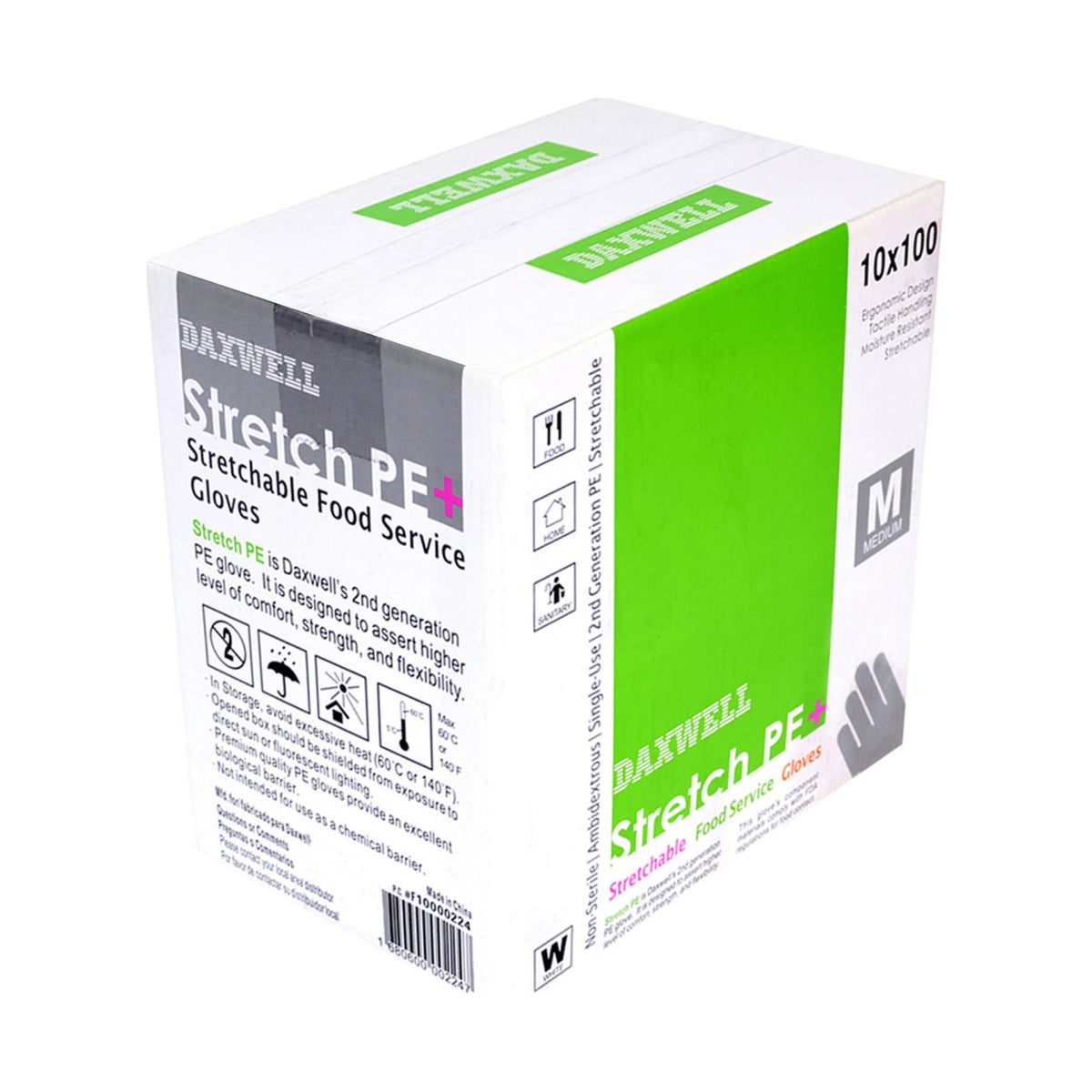 Stretch Poly Gloves - F10000224 packaging