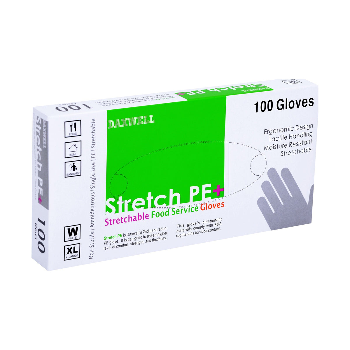 Stretch Poly Gloves - F10000226B packaging