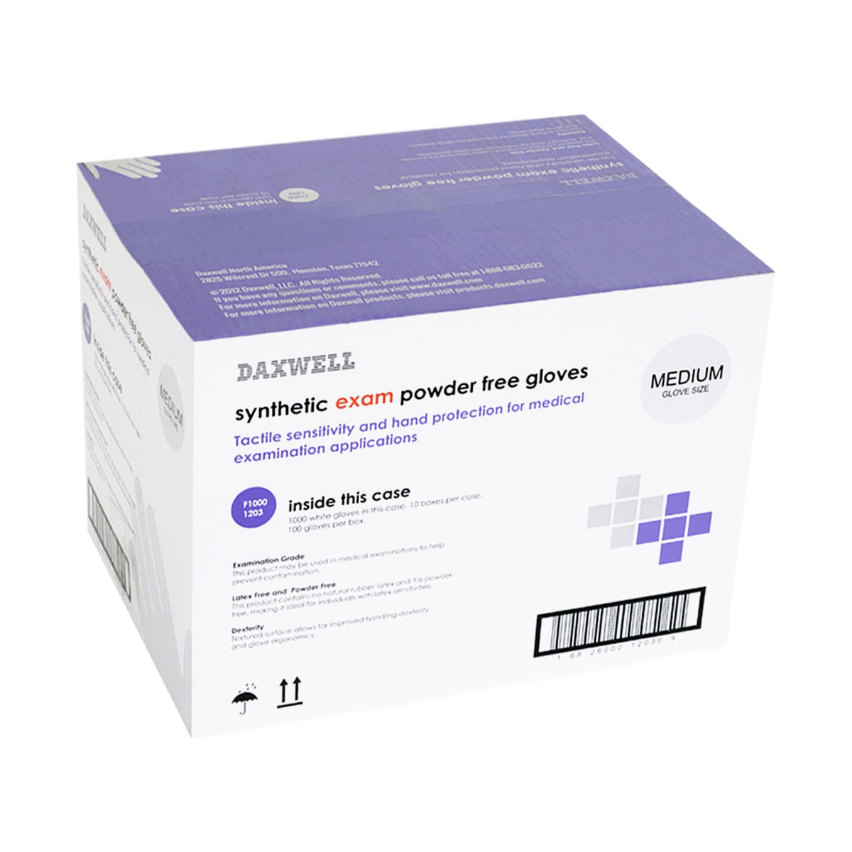 Synthetic Vinyl Examination Gloves - F10001203 packaging