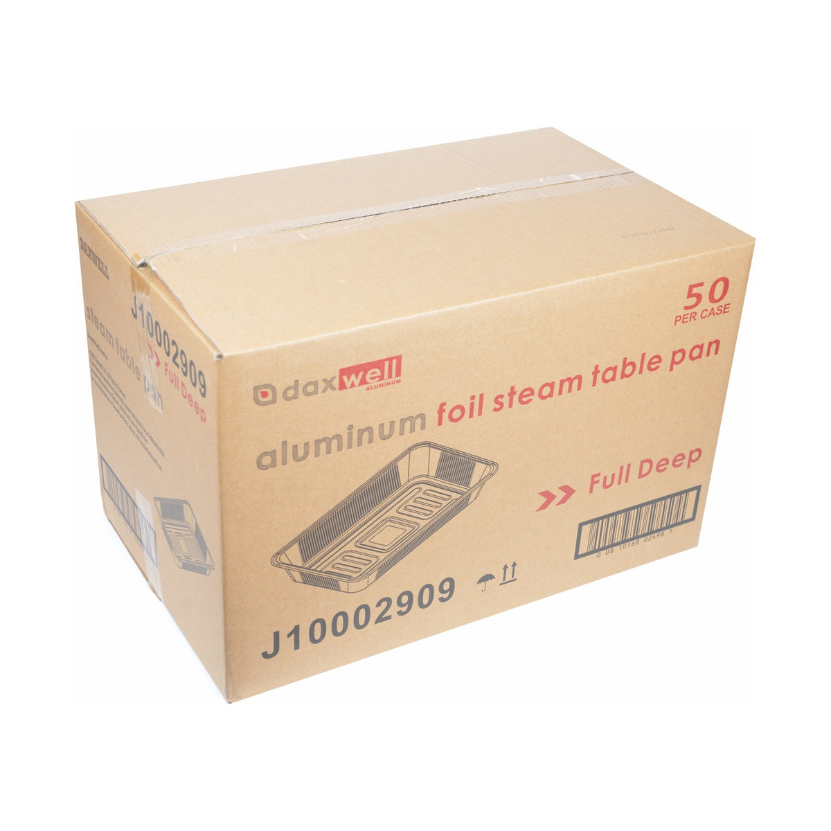 Foil Steam Table Pans Full Size Deep - J10002909 packaging