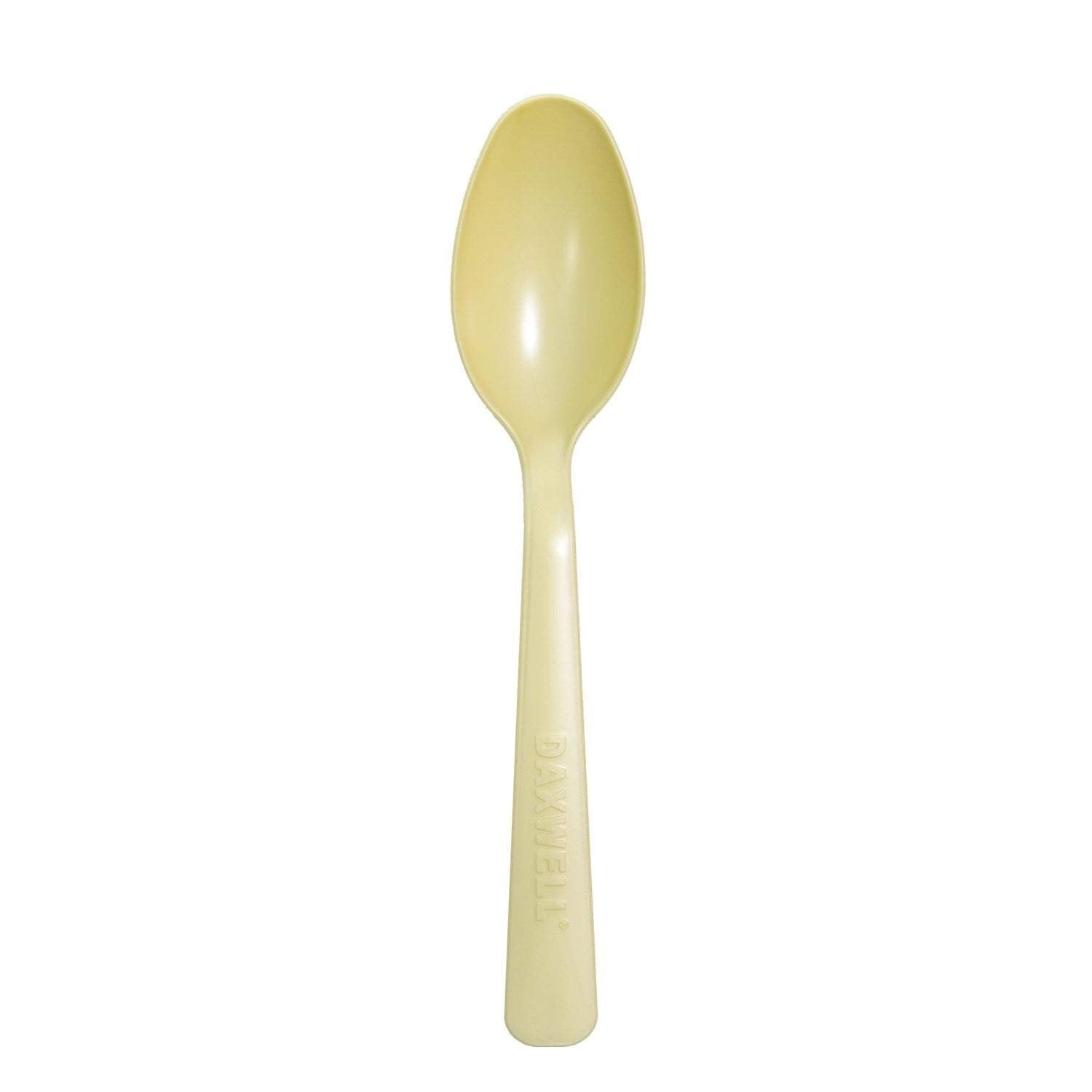 Medium Heavy Weight Compostable Teaspoons, Natural - Daxwell