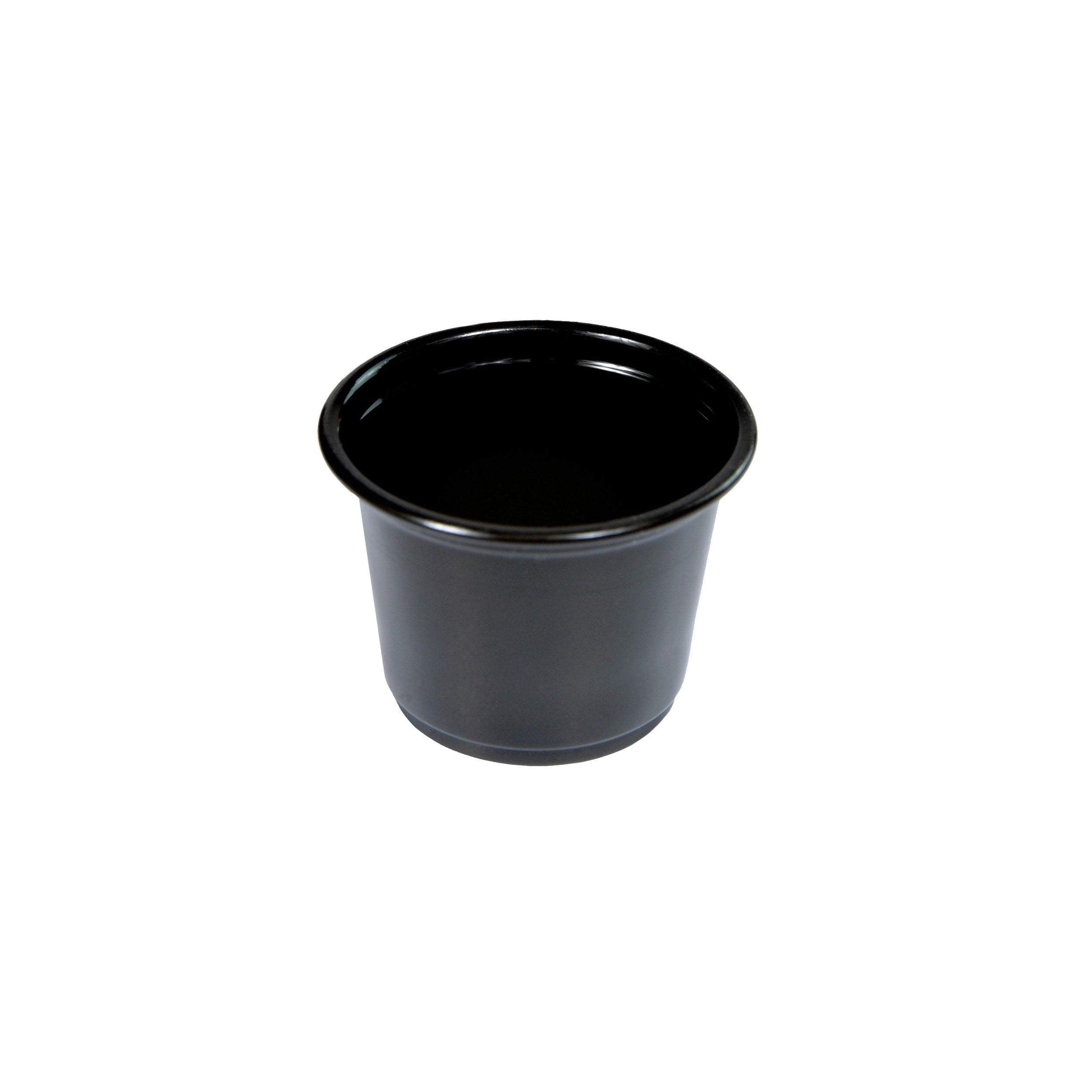 1 oz. Portion Cups, Black - Daxwell
