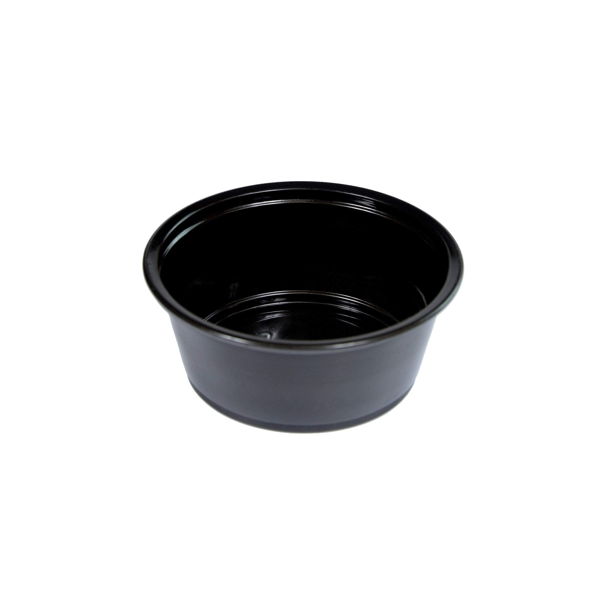 3.25 oz. Portion Cups, Black - Daxwell