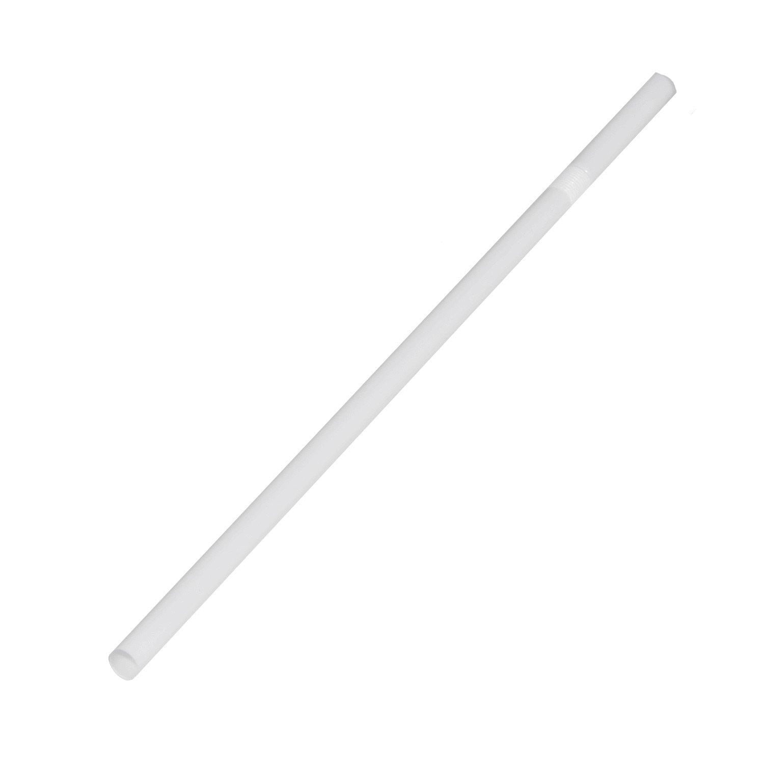 7.75" Flex Paper Wrapped Plastic Straws, Translucent - Daxwell