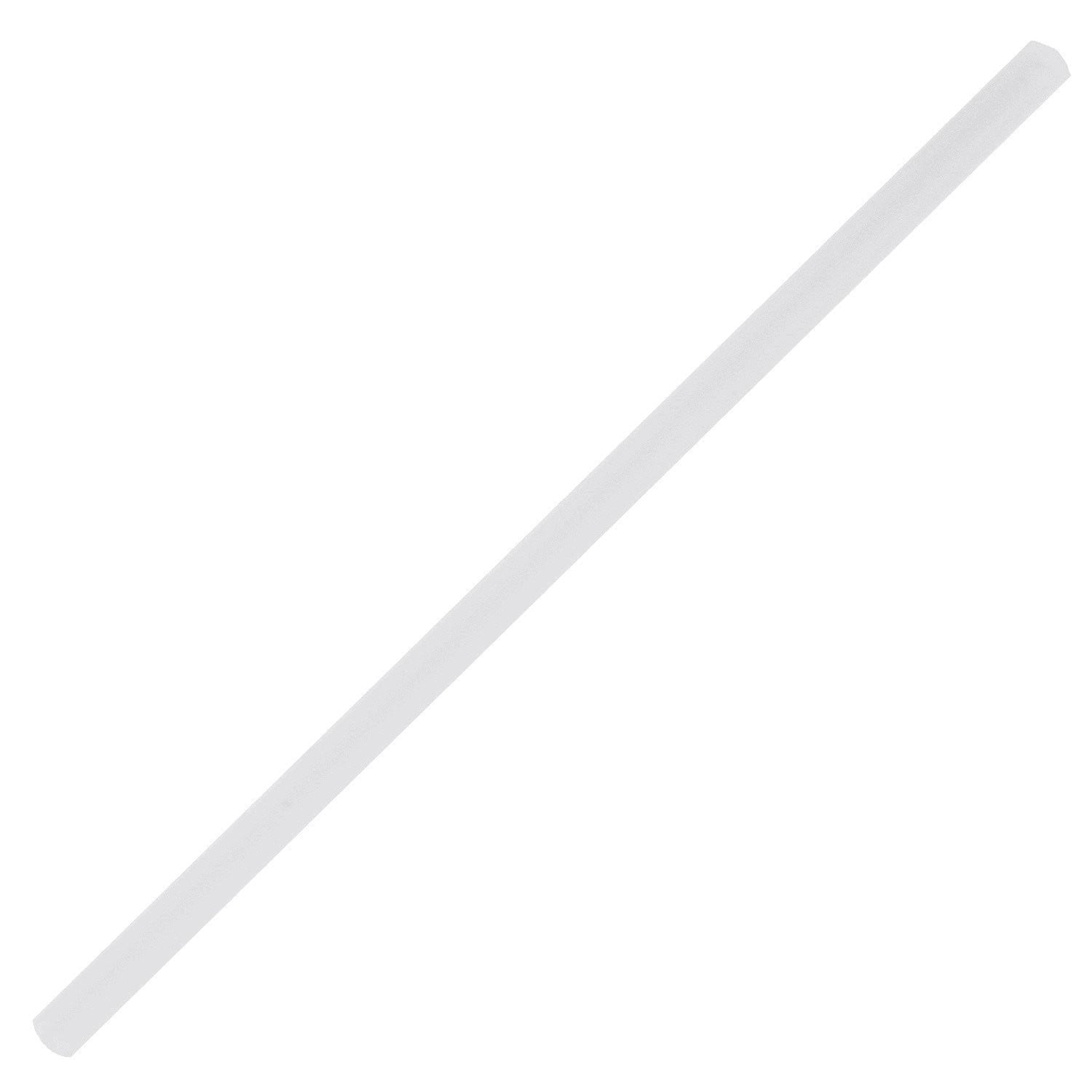 7.75" Jumbo Paper Wrapped Plastic Straws, Translucent - Daxwell