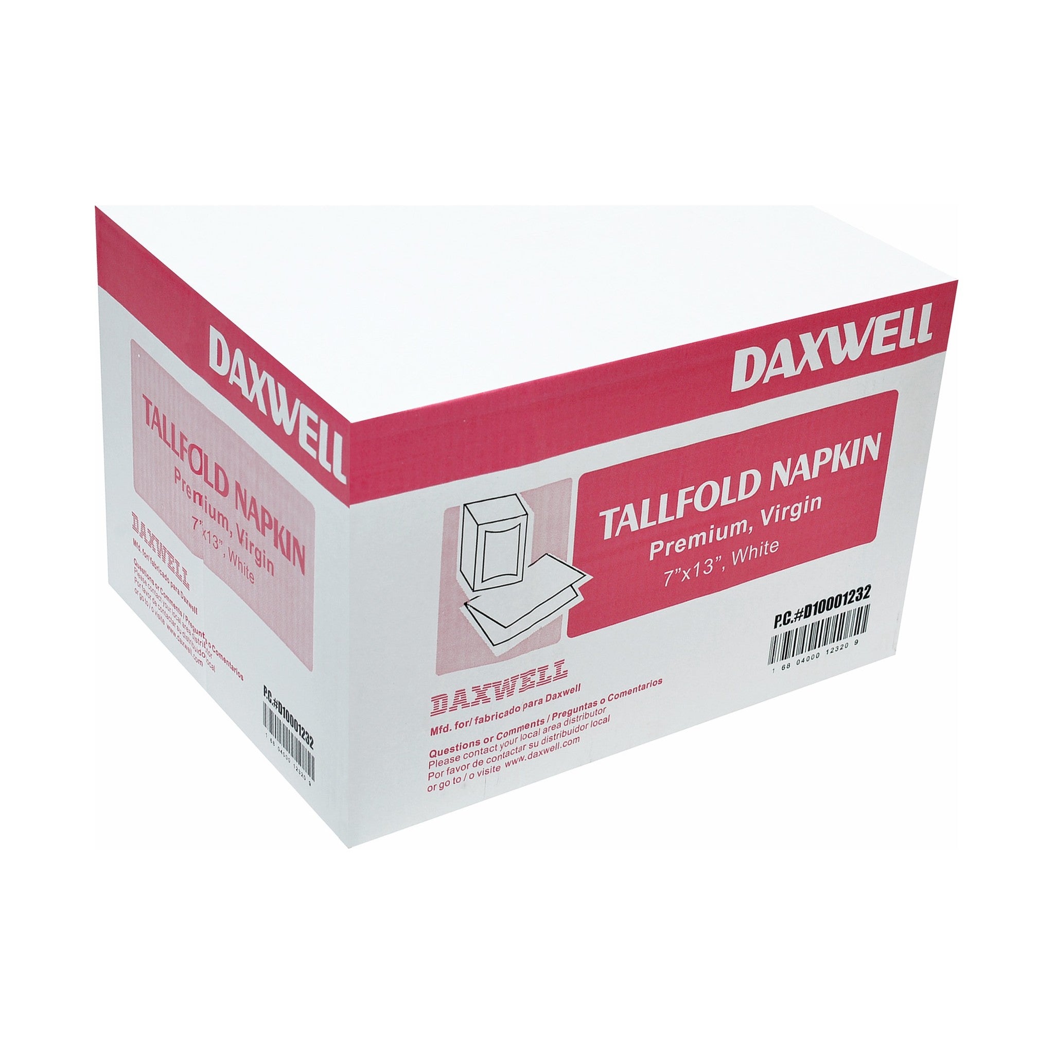 Tall Fold Dispenser Napkins, White – Daxwell