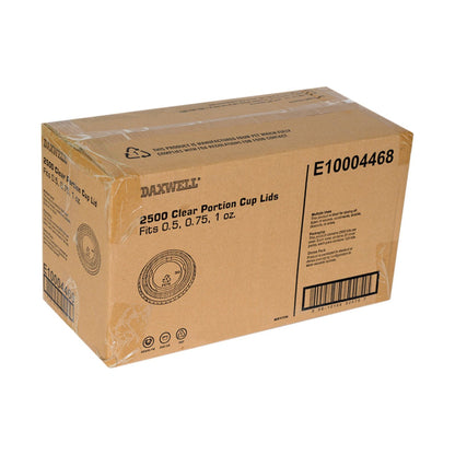 Plastic Lid for 0.5-1 oz. Portion Cups - E10004468 packaging