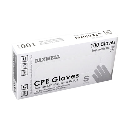 Embossed Cast Poly Gloves - F10000177B packaging