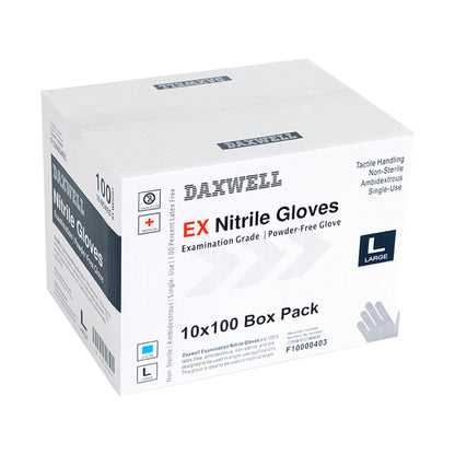Nitrile Examination Gloves - F10000403 packaging