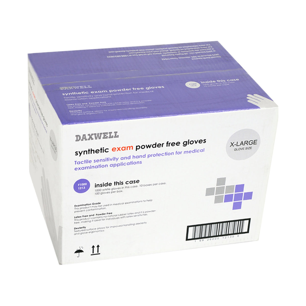Synthetic Vinyl Examination Gloves - F10001213 packaging