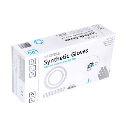 Synthetic Vinyl General Purpose Powder-Free Gloves - F10001696B packaging