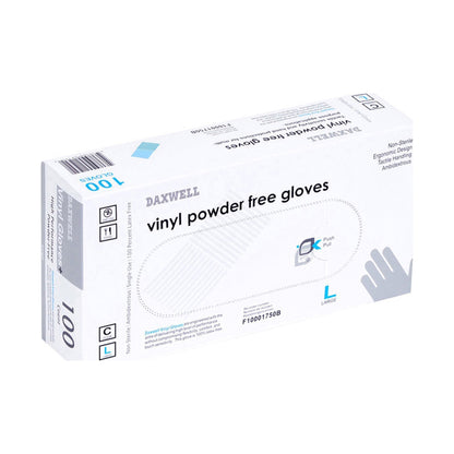 Vinyl General Purpose Powder-Free Gloves - F10001750B packaging