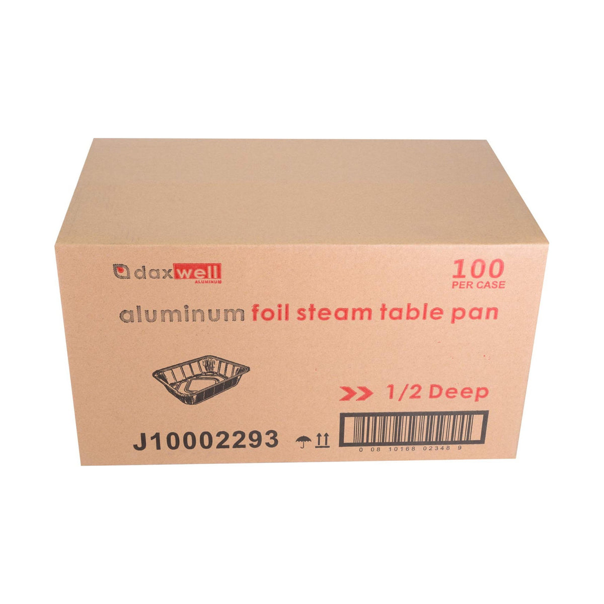 Foil Steam Table Pans Half Size Deep - J10002293 packaging