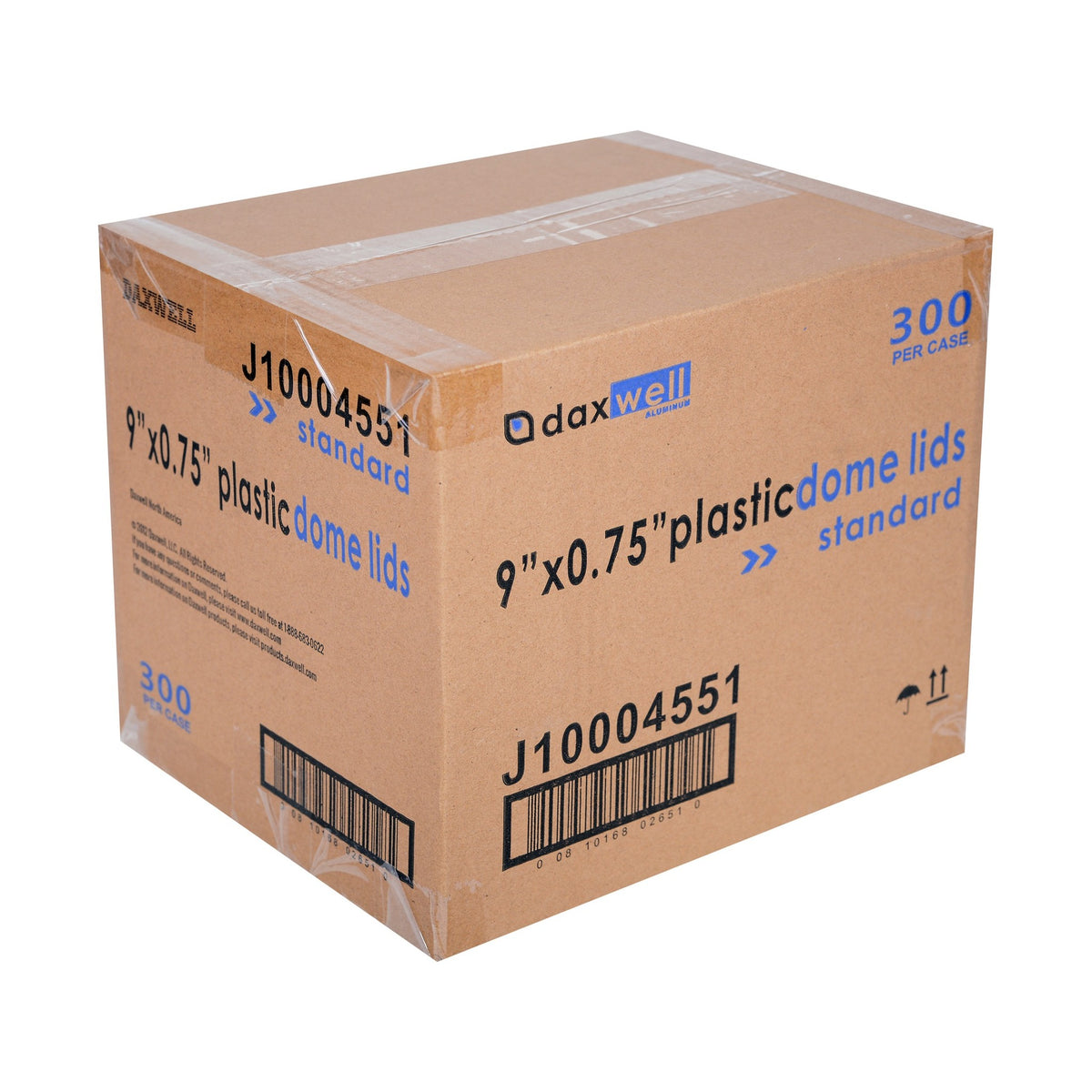 9" Foil Round Dome Lids, Low - J10004551 packaging