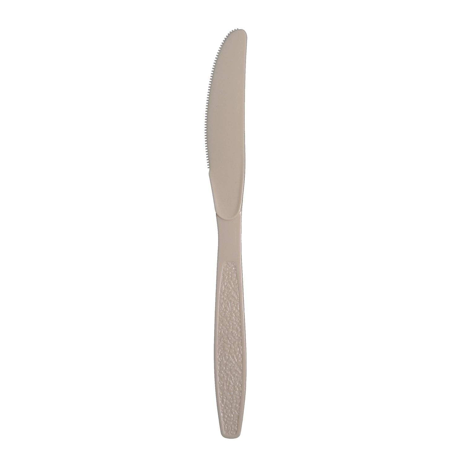 Full Size Heavy Weight Polystyrene Knives, Champagne - Daxwell