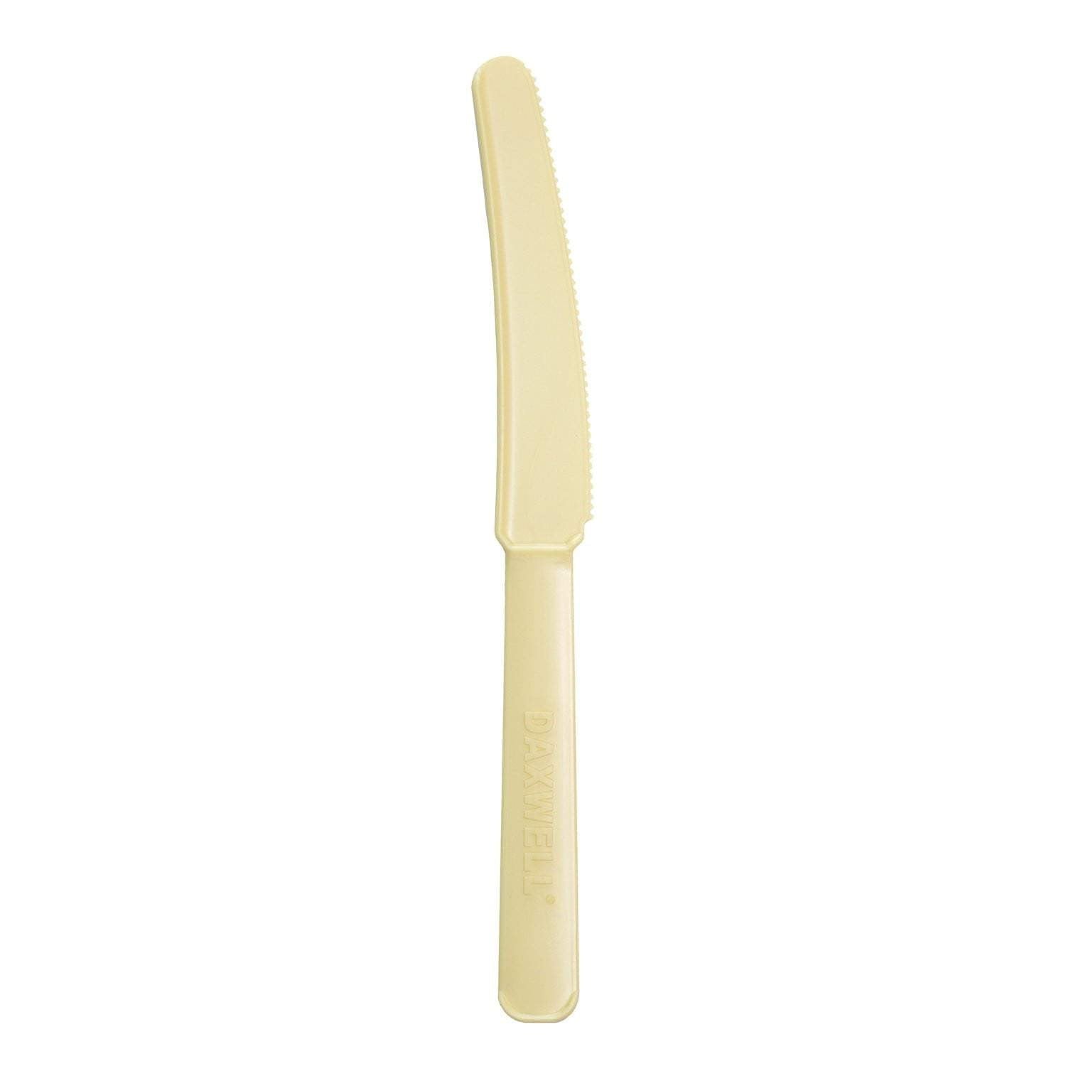 Medium Heavy Weight Compostable Knives, Natural - Daxwell