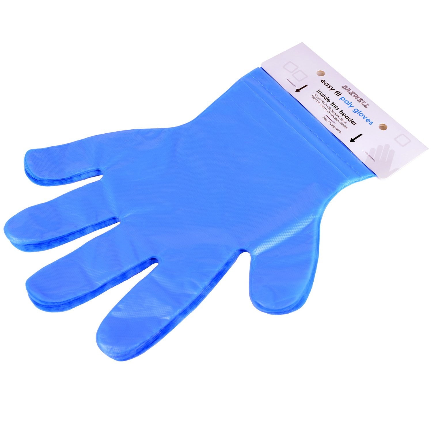 Easy Fit Poly Header Gloves - Daxwell