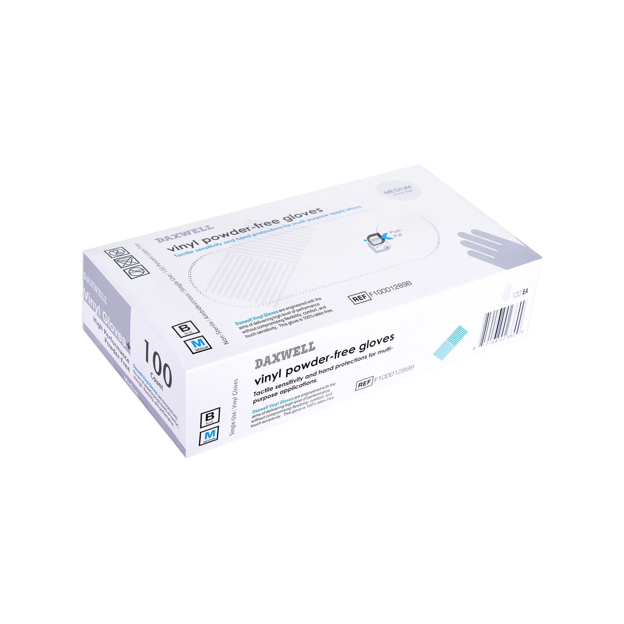Vinyl General Purpose Powder-Free Gloves, Blue