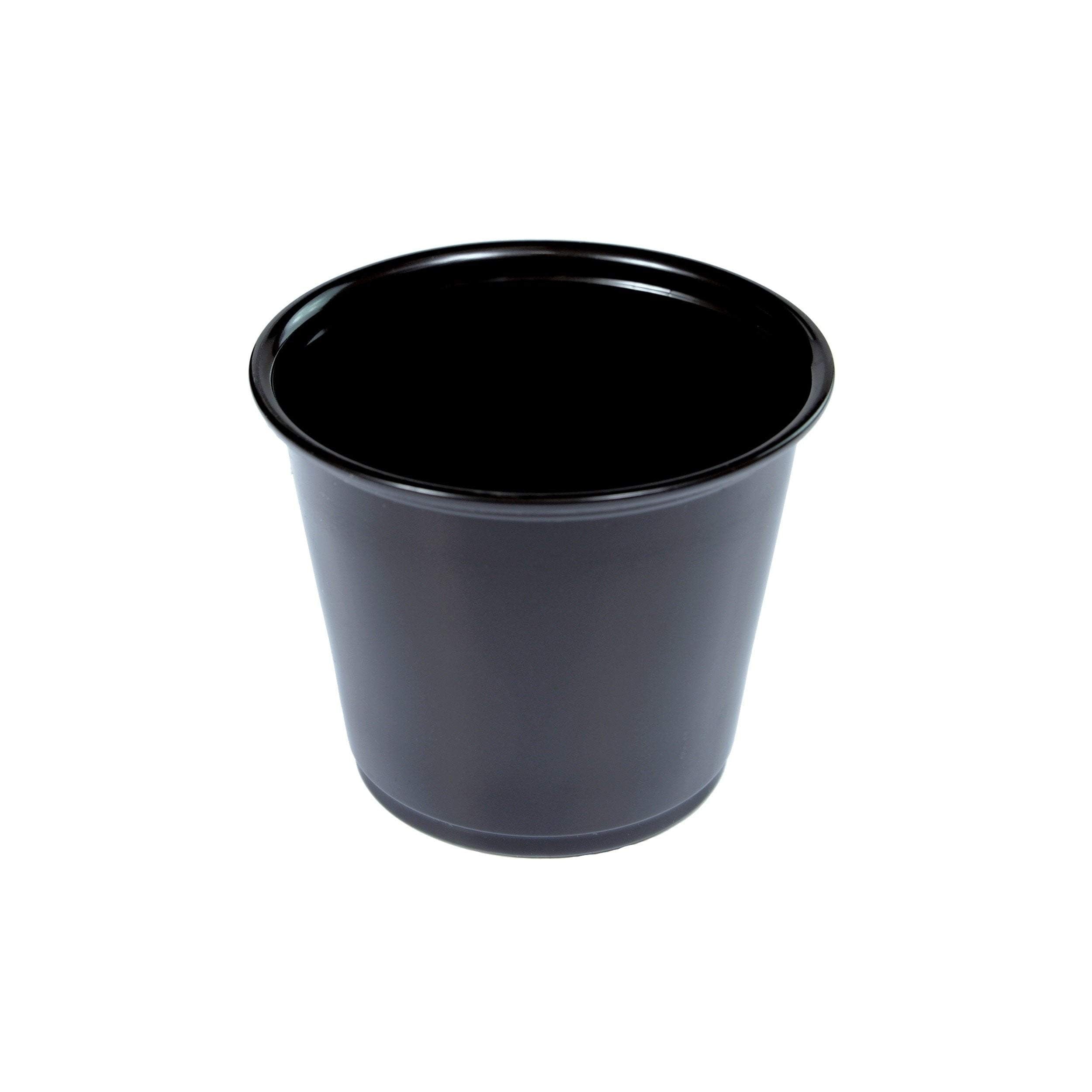 5.5 oz. Portion Cups, Black - Daxwell