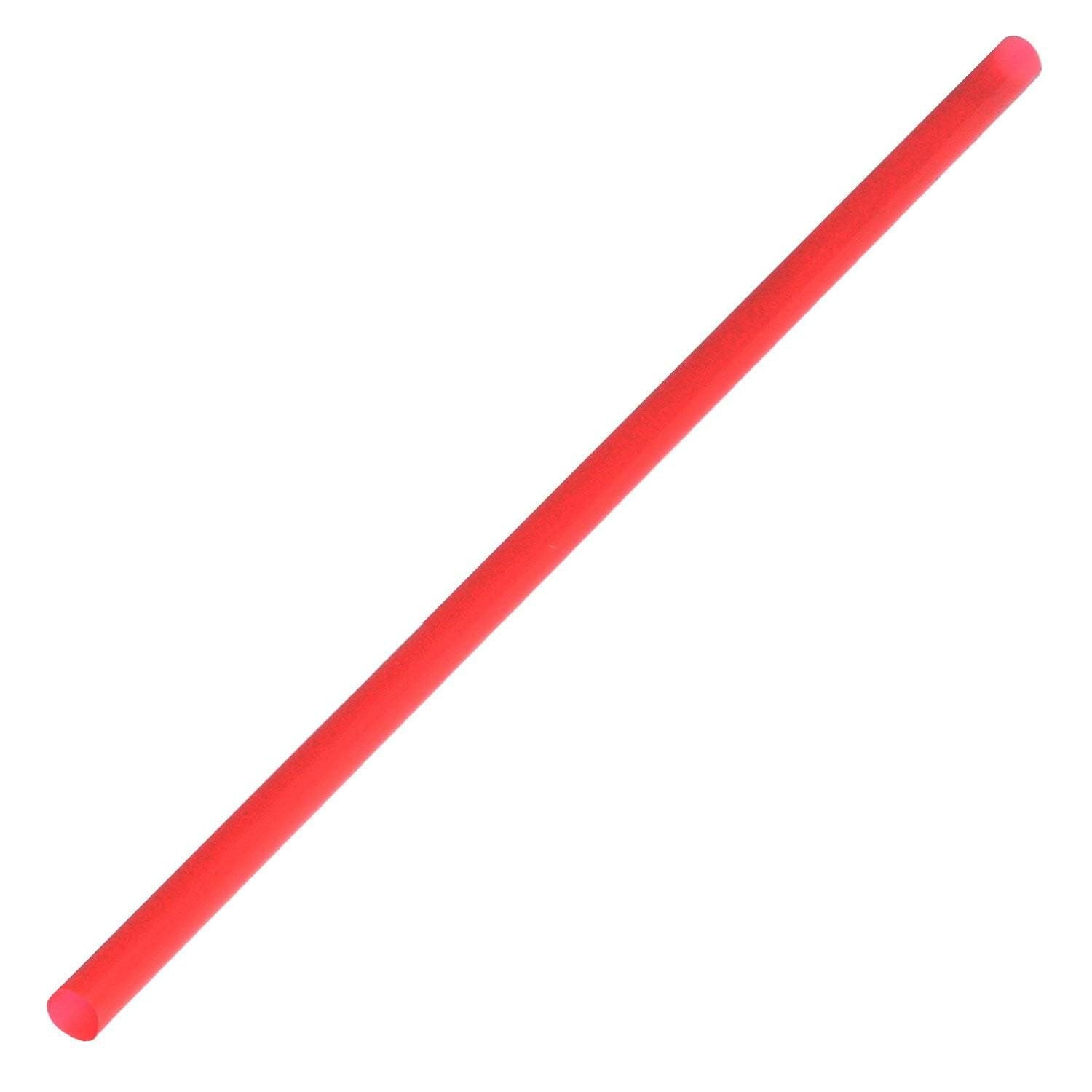 9" Giant Paper Wrapped Plastic Straws, Red - Daxwell